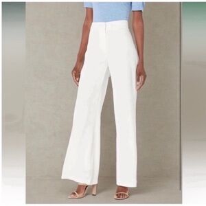 Nanette Nanette Lepore Wide Leg Full Length Crepe Fashion Pant NWT size 10